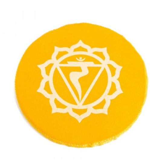 SINGING BOWL CUSHION THIRD CHAKRA - YELLOW - Spirit And Shadow
