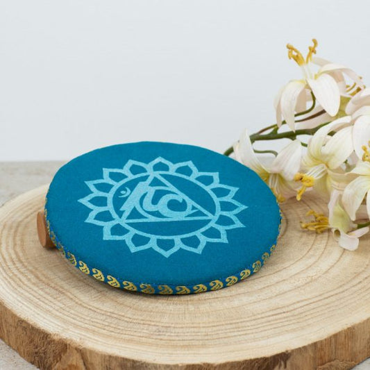 SINGING BOWL CUSHION FIFTH CHAKRA - Spirit And Shadow
