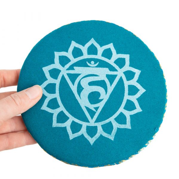 SINGING BOWL CUSHION FIFTH CHAKRA - Spirit And Shadow