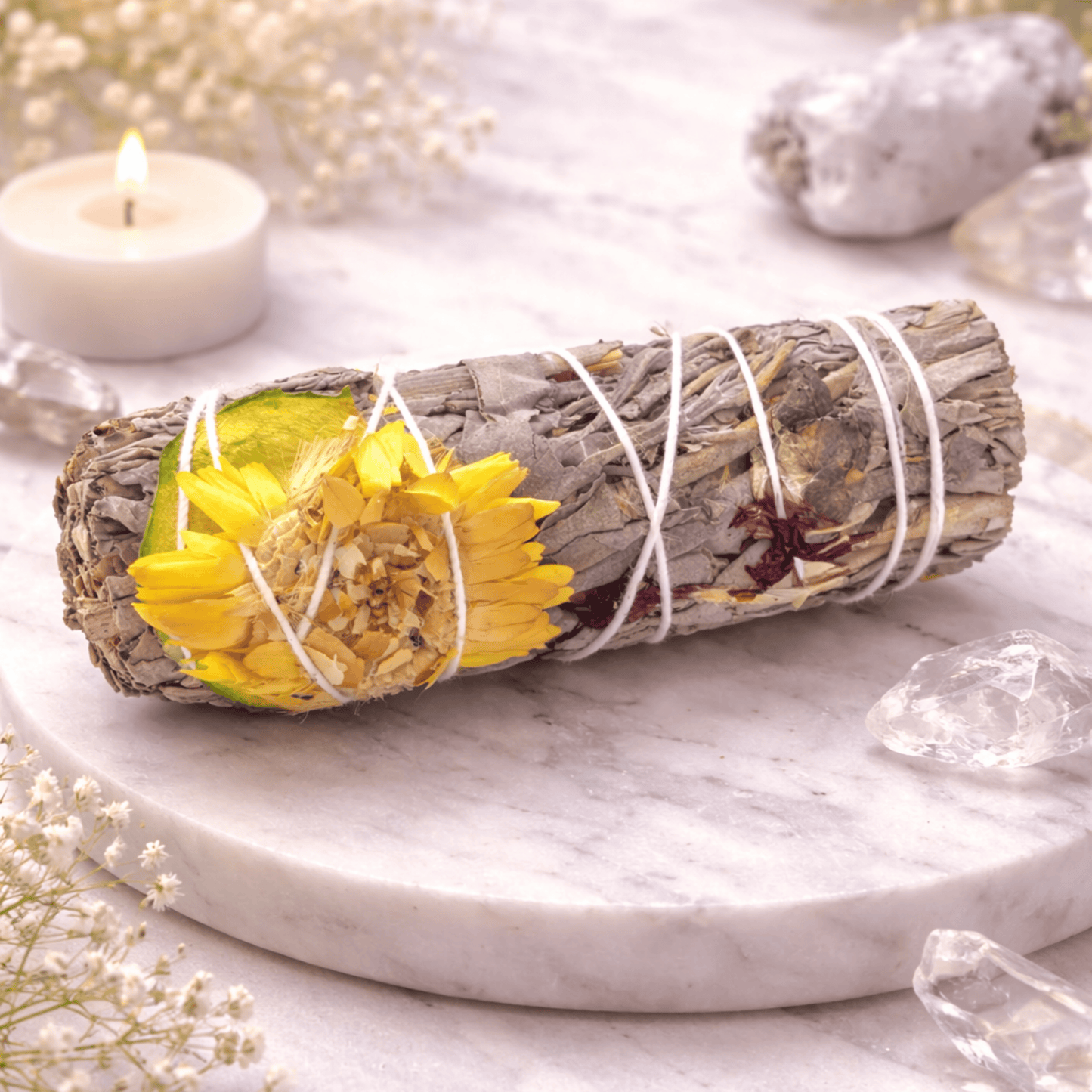 SMUDGE STICK DAHLIA SAGE 10cm