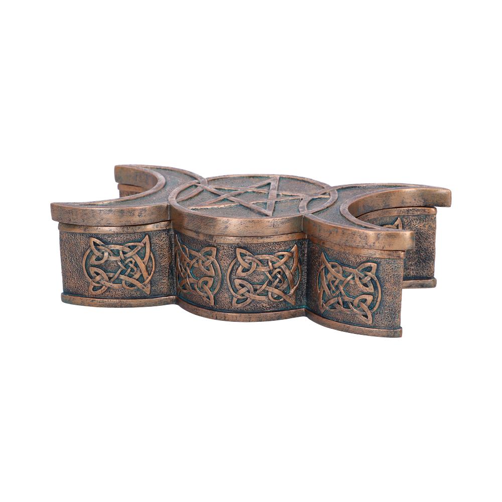 TRIPLE MOON TRINKET BOX 18.5 cm - Spirit And Shadow