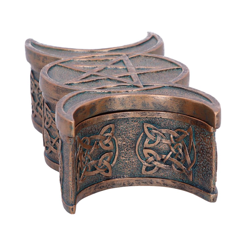 TRIPLE MOON TRINKET BOX 18.5 cm - Spirit And Shadow