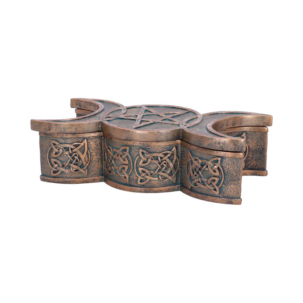 TRIPLE MOON TRINKET BOX 18.5 cm - Spirit And Shadow