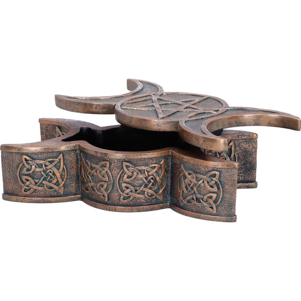TRIPLE MOON TRINKET BOX 18.5 cm - Spirit And Shadow