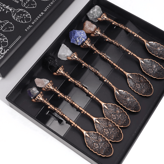 GEMSTONE WITCH SPOON SET – Bronze Edition (Set of 7)