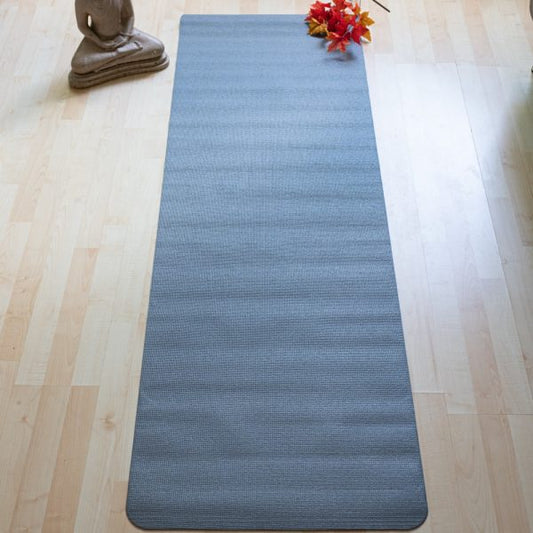 PVC YOGA MAT GREY – 183 x 61 x 0.4 cm - Spirit And Shadow