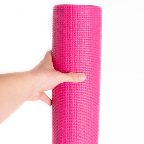 PVC YOGA MAT PINK – 183 x 61 x 0.4 cm - Spirit And Shadow