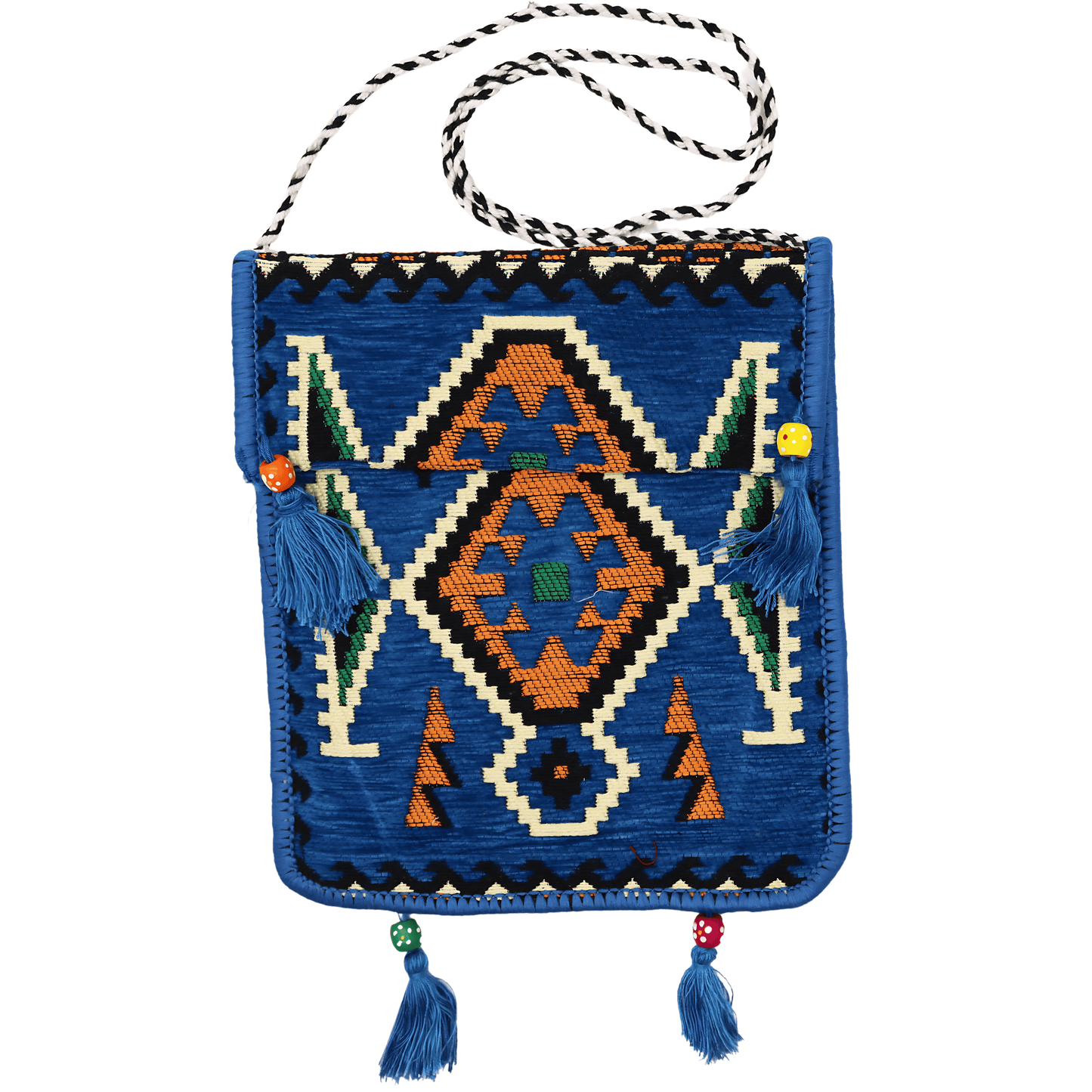KILIM FESTIVAL BAG - SKY BLUE