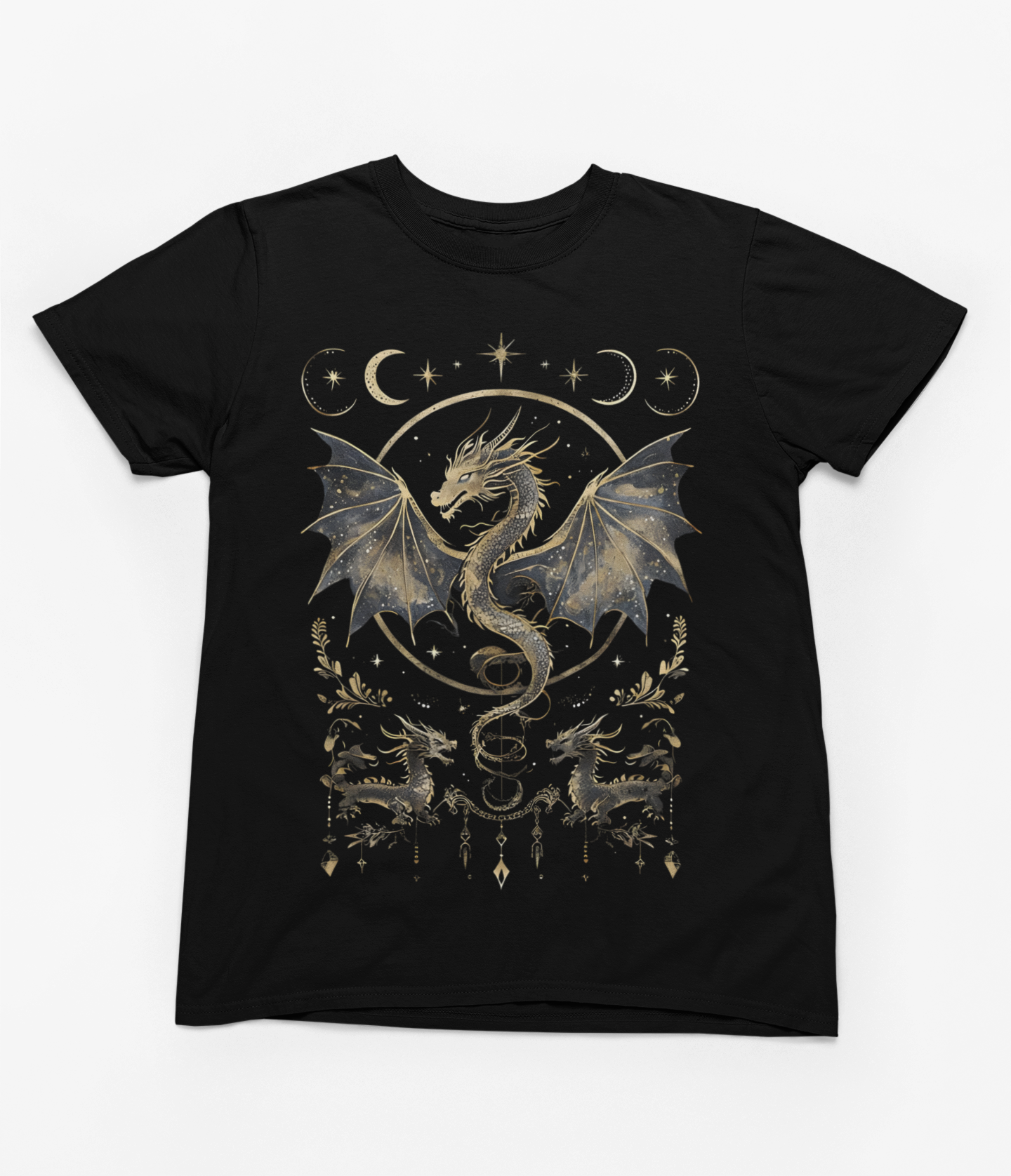 MYSTIC DRAGON CELESTIAL T-SHIRT - Spirit And Shadow