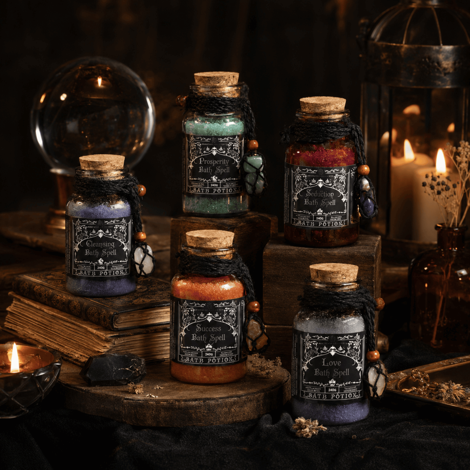 ANCIENT WITCH BATH SPELL POTIONS