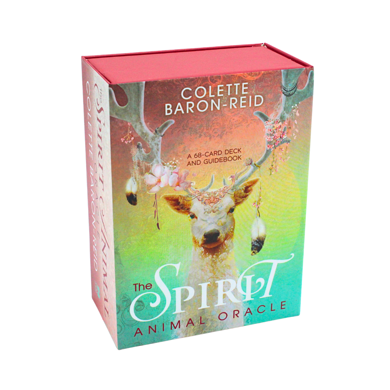 Box for 'The Spirit Animal Oracle' with a deer illustration on a white background