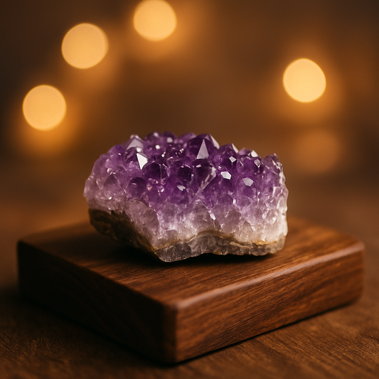 NATURAL AMETHYST CLUSTER HIGH GRADE 4-8cm - Spiritual Healing Gemstone