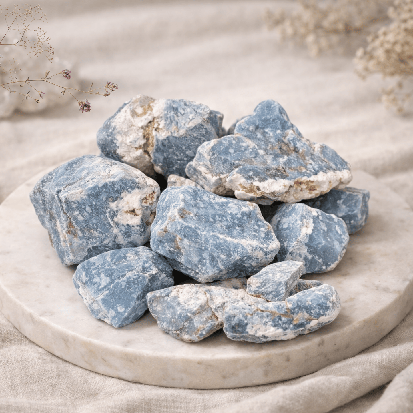 Pierre roulée en onyx jaune 2-4 cm – Force intérieure et concentration