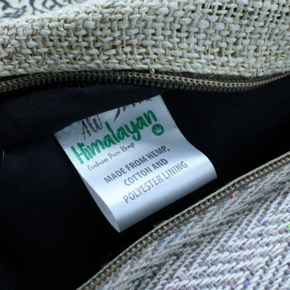 PURE HEMP BACKPACK - ZIG ZAG ZIPS Earthy Tones