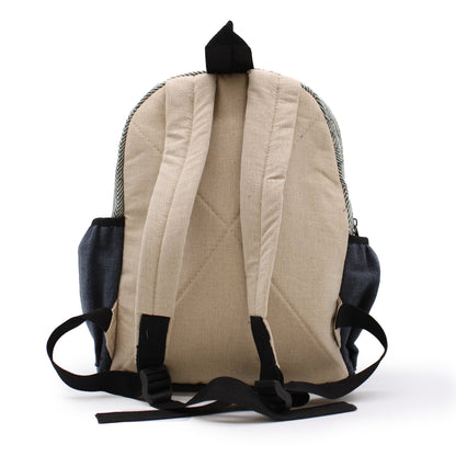 PURE HEMP BACKPACK -BODHI TREE DESIGN Earthy Tone