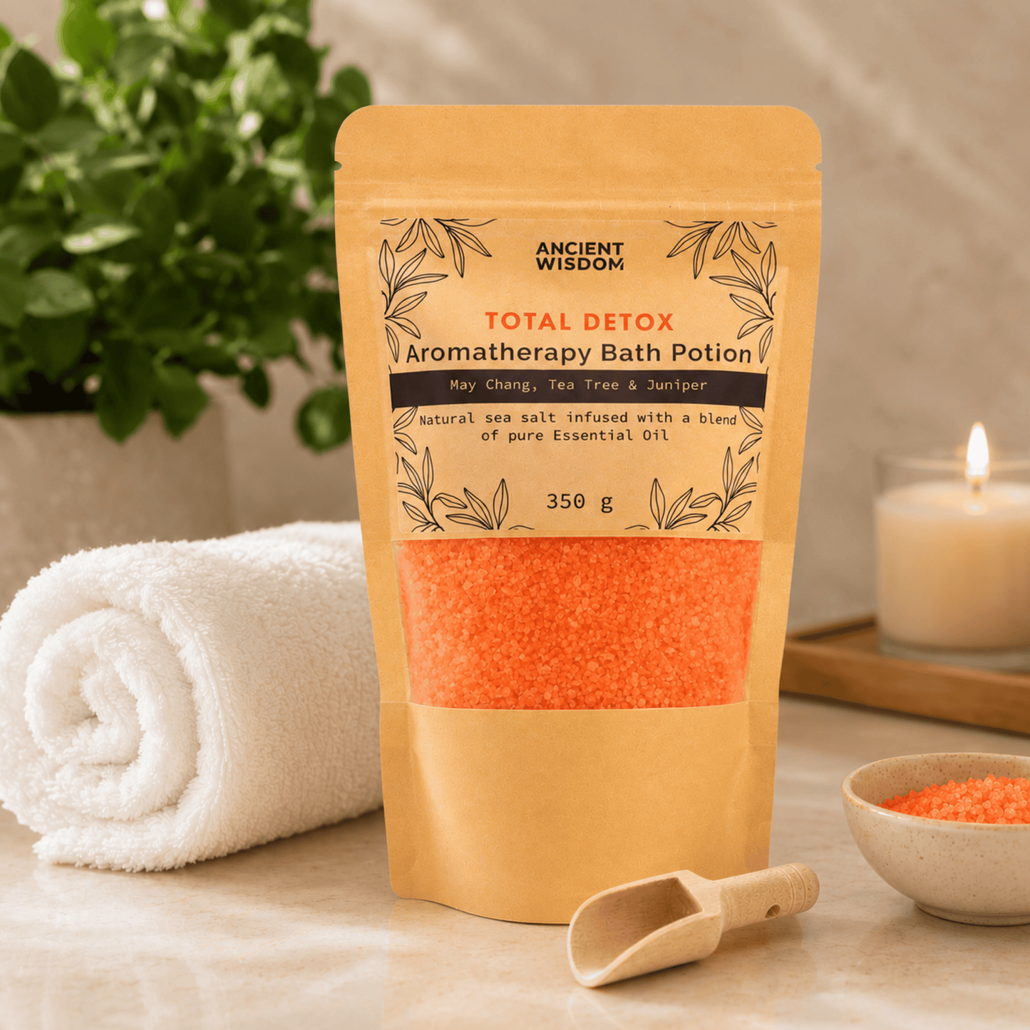 TOTAL DETOX AROMATHERAPY BATH POTION 350g - Cleanse & Uplift Ritual