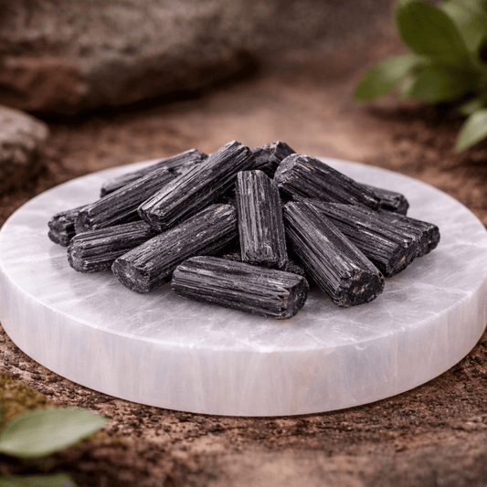 BLACK RAW CRYSTAL 4-7cm – Protection Grounding & Negative Energy Shield