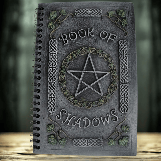 IVY BOOK OF SHADOWS - EMBOSSED RESIN WITCHCRAFT JOURNAL (22cm)