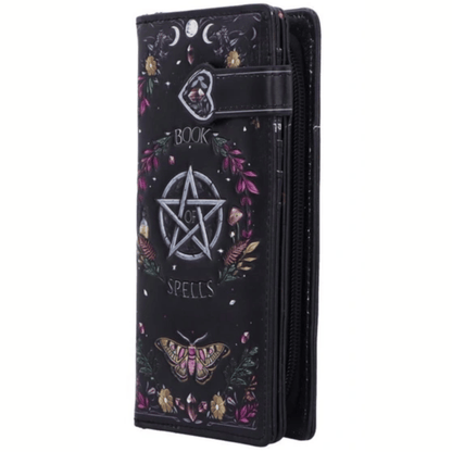 BOOK OF SPELLS EMBOSSED PURSE 18.5cm