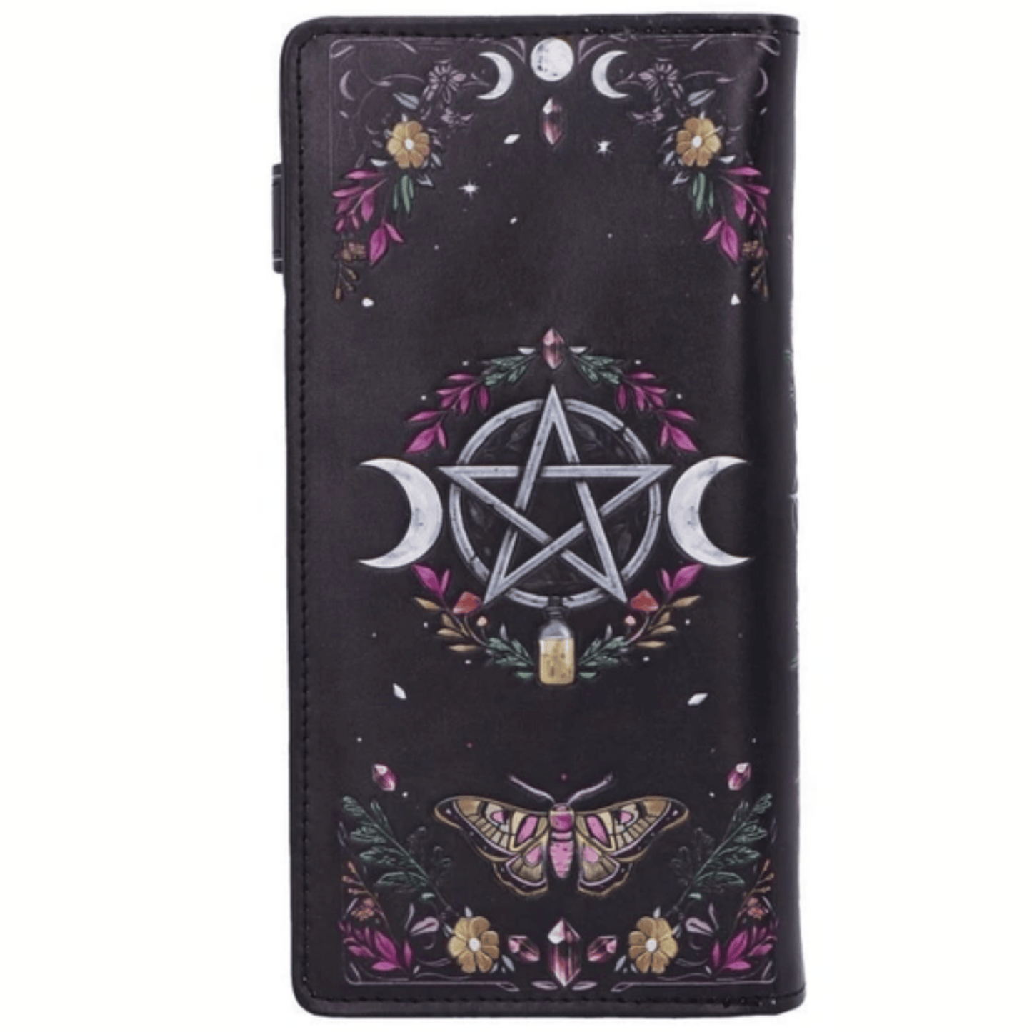 BOOK OF SPELLS EMBOSSED PURSE 18.5cm