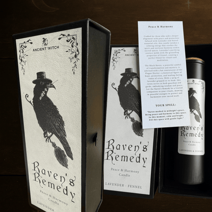RAVEN'S REMEDY – Peace & Protection Ritual Candle