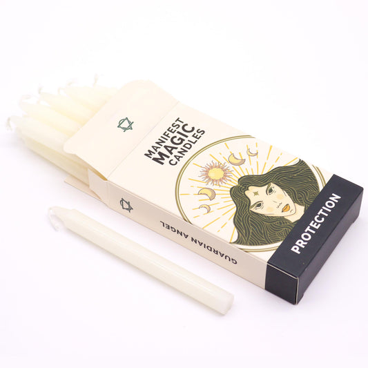 MANIFEST MAGIC CANDLES – PROTECTION Pack of 12, Soy Wax - Spirit And Shadow