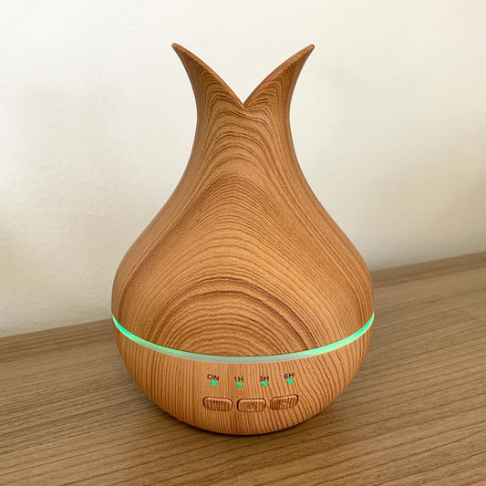 PALERMO AROMA DIFFUSER - Ultrasonic Essential Oil Diffuser with Timer & LED Lights - Spirit And Shadow