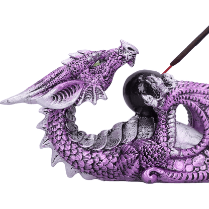 DRACONIC ESSENCE DRAGON INCENSE BURNER 26cm