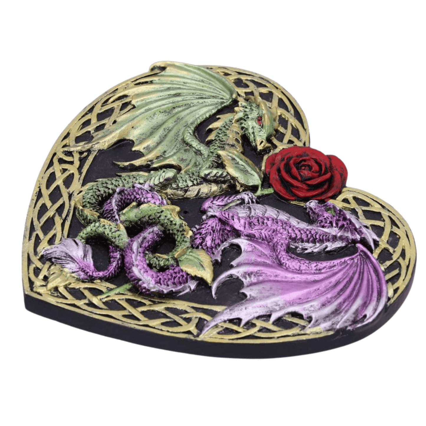 DRAGON LOVE INCENSE BURNER 14cm