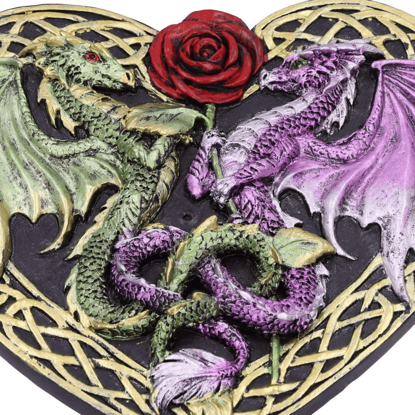 DRAGON LOVE INCENSE BURNER 14cm