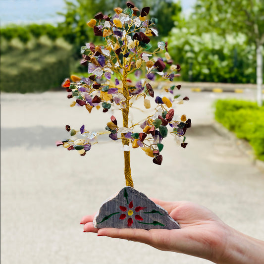 MIXED GEMSTONE TREE – 320 Crystals for Energy Flow & Harmony - Spirit And Shadow