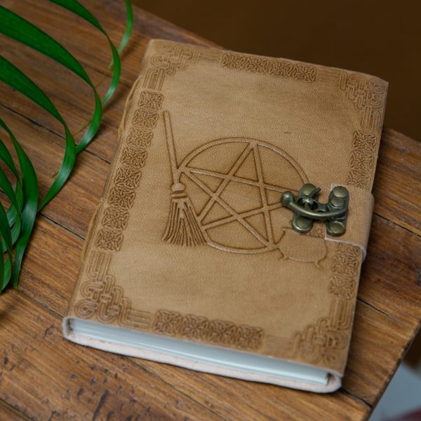 PENTAGRAM HANDMADE LEATHER JOURNAL/NOTEBOOK - Spirit And Shadow