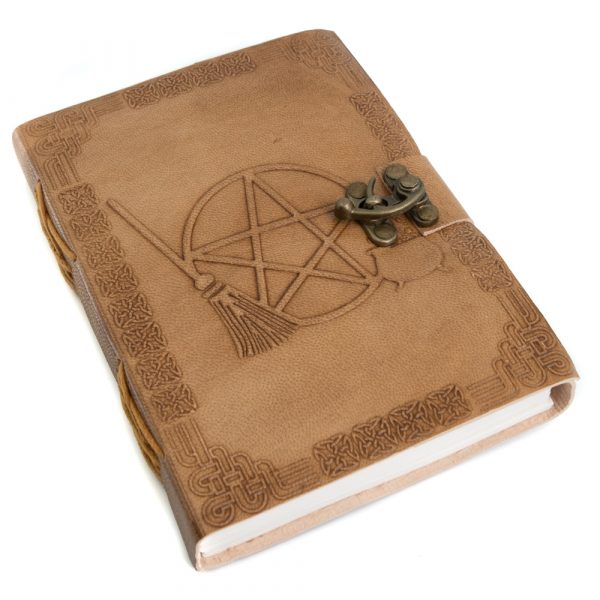 PENTAGRAM HANDMADE LEATHER JOURNAL/NOTEBOOK - Spirit And Shadow
