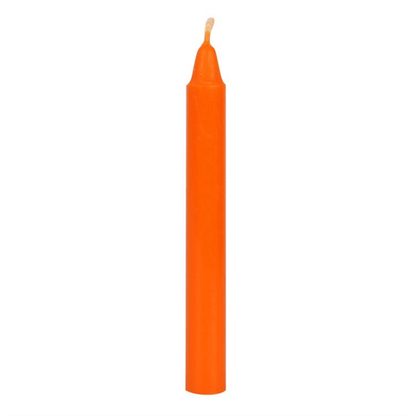 CONFIDENCE SPELL CANDLES -ORANGE RITUAL CANDLES