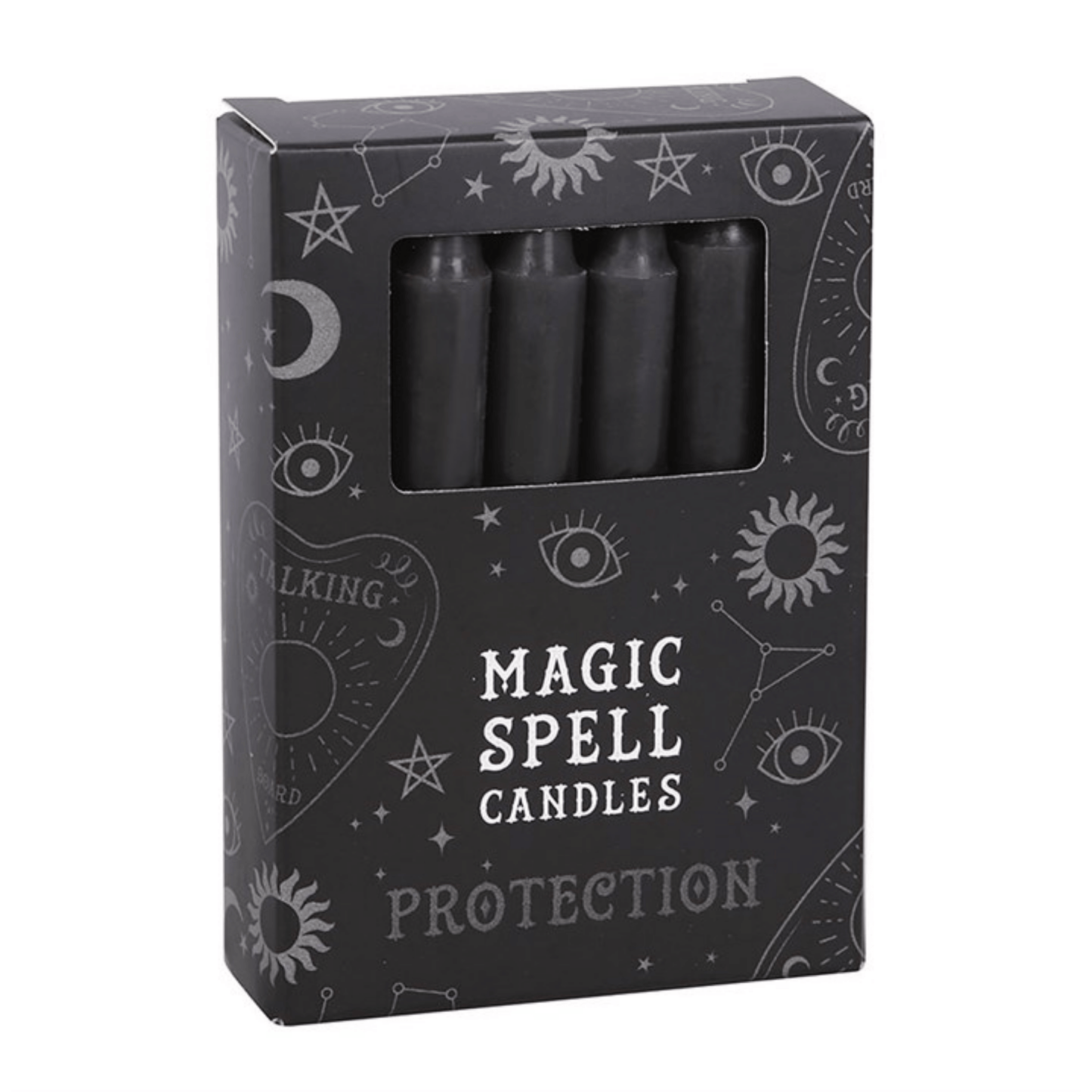 PROTECTION SPELL CANDLES - BLACK RITUAL CANDLES