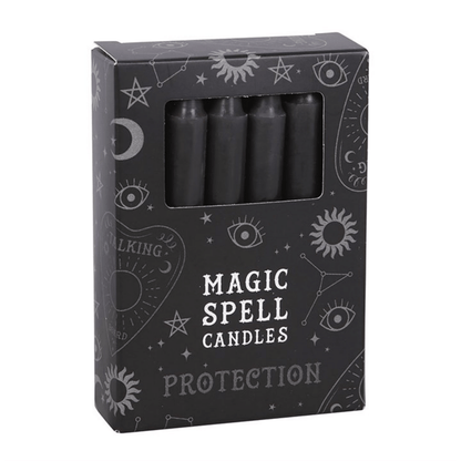 PROTECTION SPELL CANDLES - BLACK RITUAL CANDLES