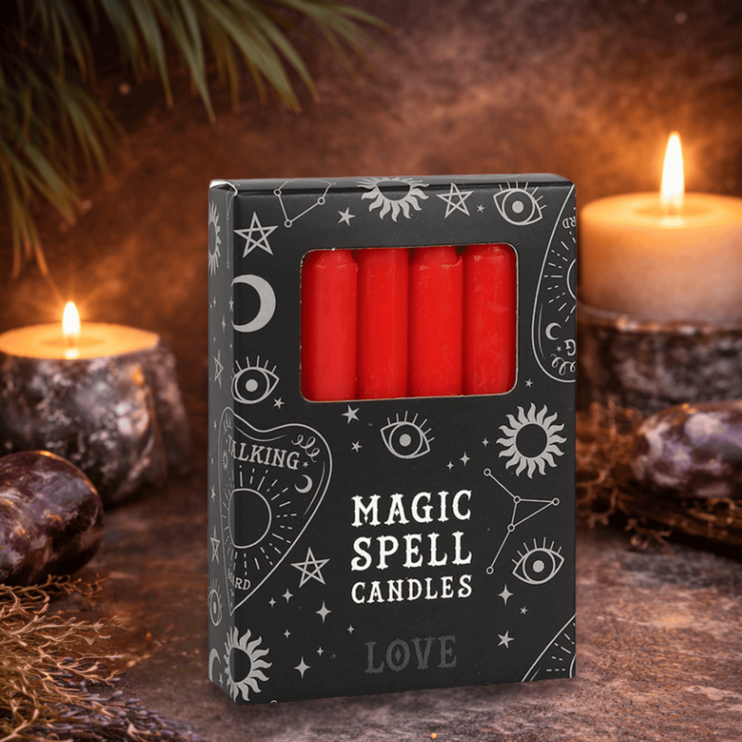 LOVE SPELL CANDLES - RED RITUAL CANDLES