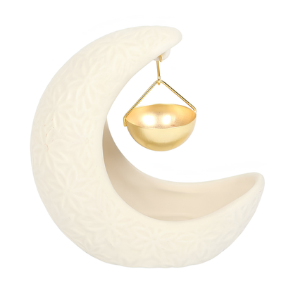 CRESENT MOON HANGING OIL BURNER