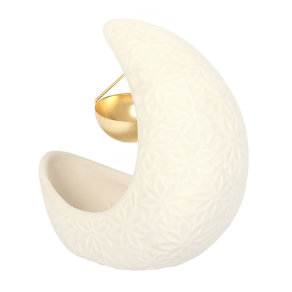 CRESENT MOON HANGING OIL BURNER