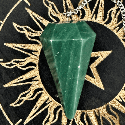 PENDULE EN PIERRE PRÉCIEUSE AMÉTHYSTE - CRISTAL À FACETTES POUR LA GUÉRISON DES CHAKRAS ET LA CONSCIENCE SPIRITUELLE