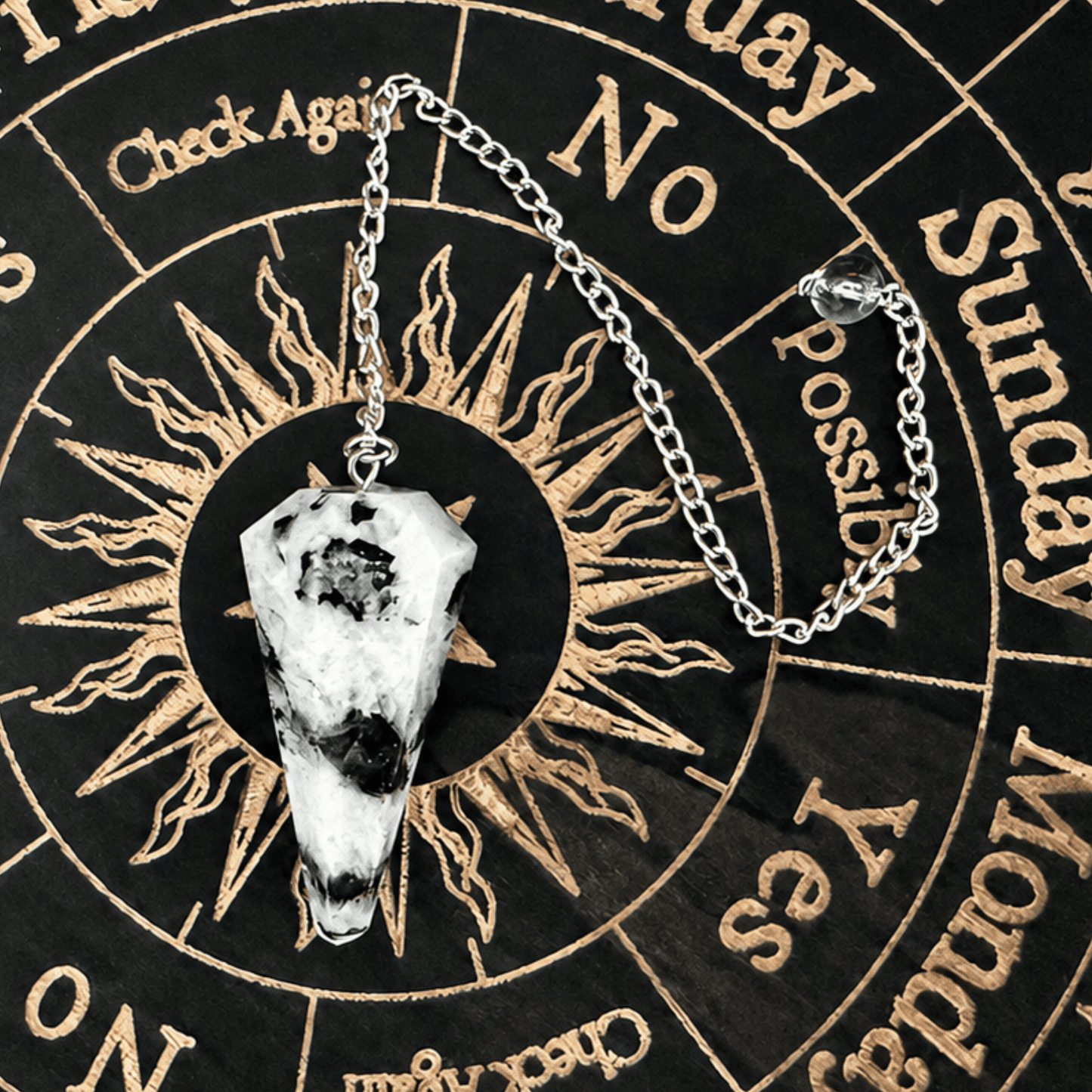 PENDULE EN PIERRE PRÉCIEUSE AMÉTHYSTE - CRISTAL À FACETTES POUR LA GUÉRISON DES CHAKRAS ET LA CONSCIENCE SPIRITUELLE