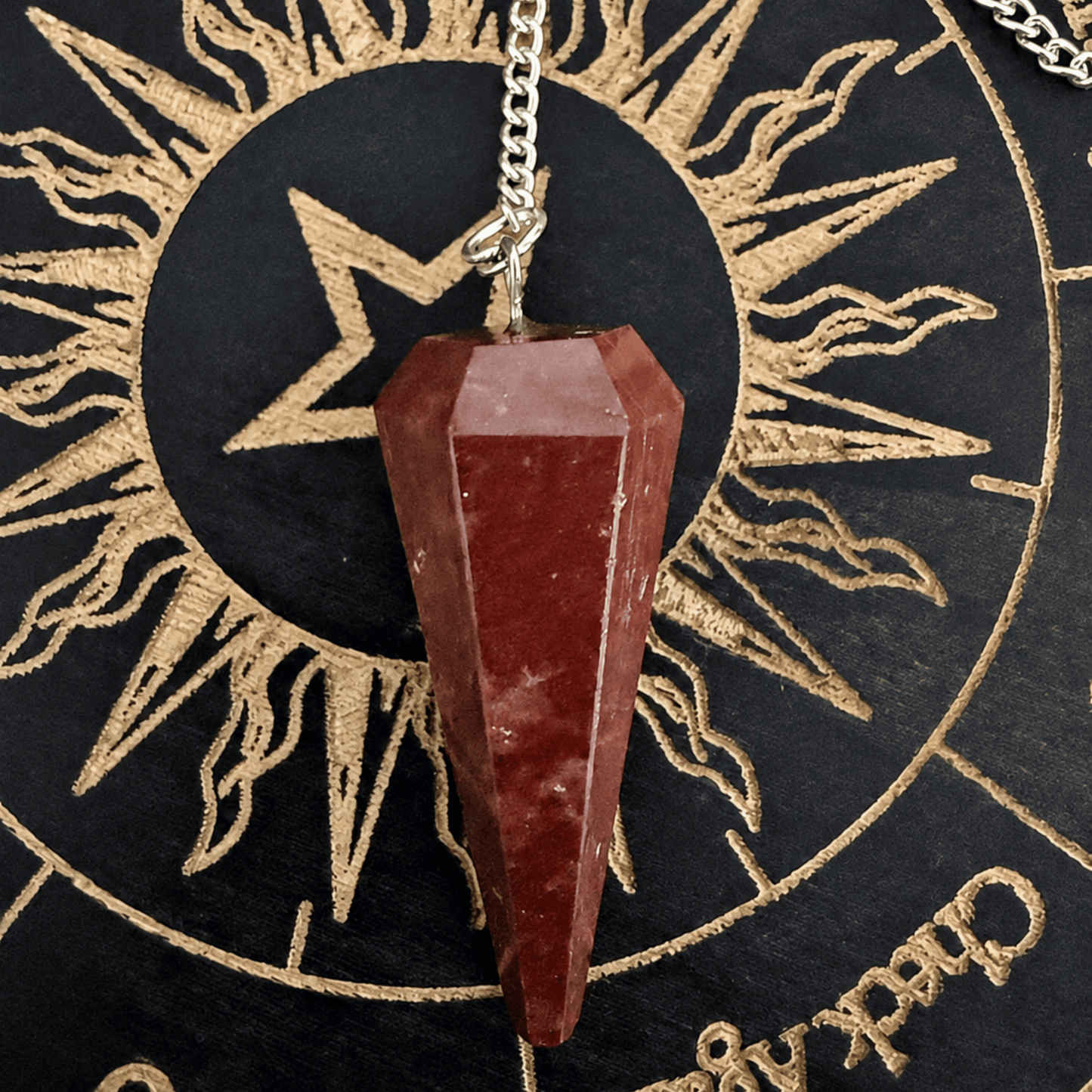 PENDULE EN PIERRE PRÉCIEUSE AMÉTHYSTE - CRISTAL À FACETTES POUR LA GUÉRISON DES CHAKRAS ET LA CONSCIENCE SPIRITUELLE