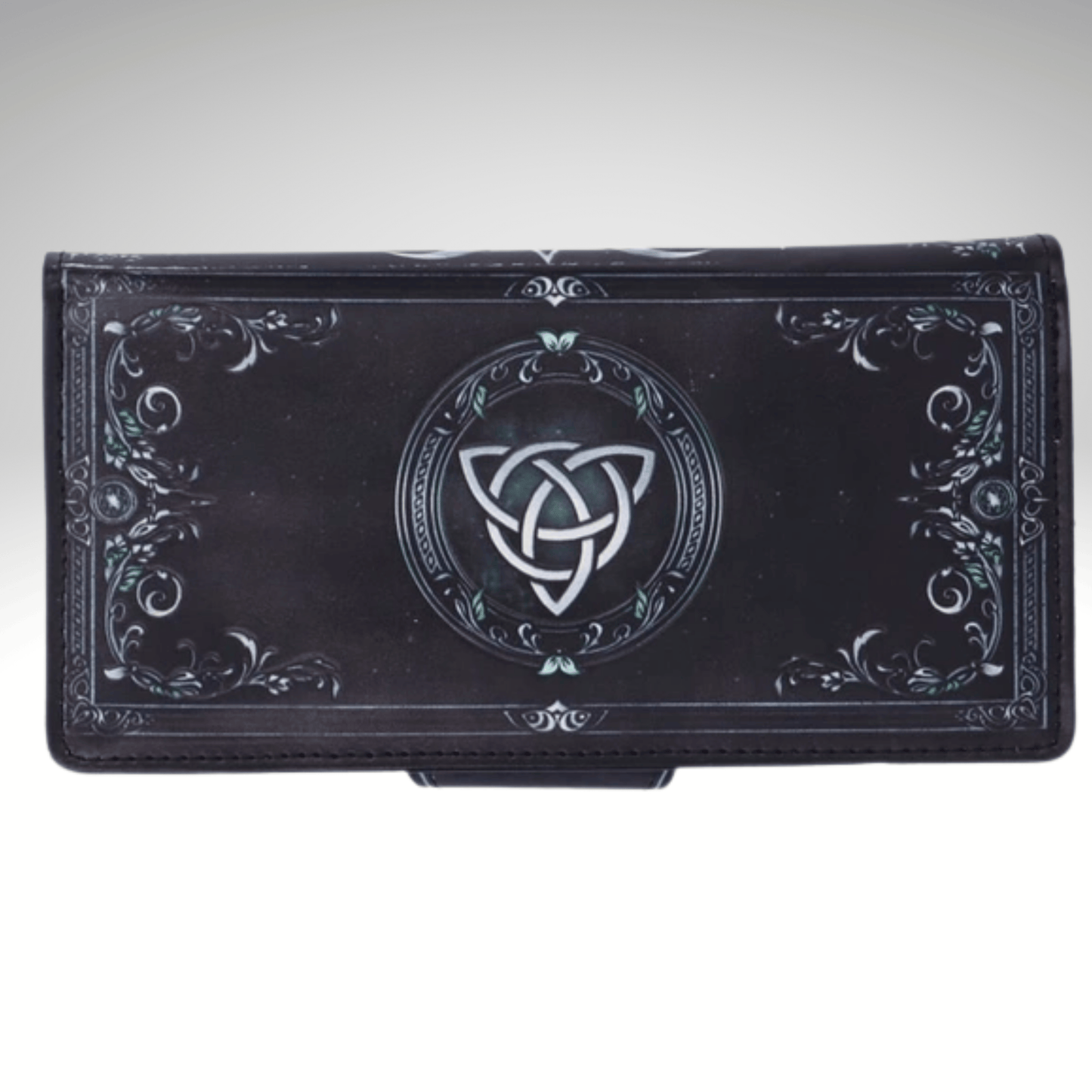 TRIPLE MOON EMBOSSED PURSE 18.5cm