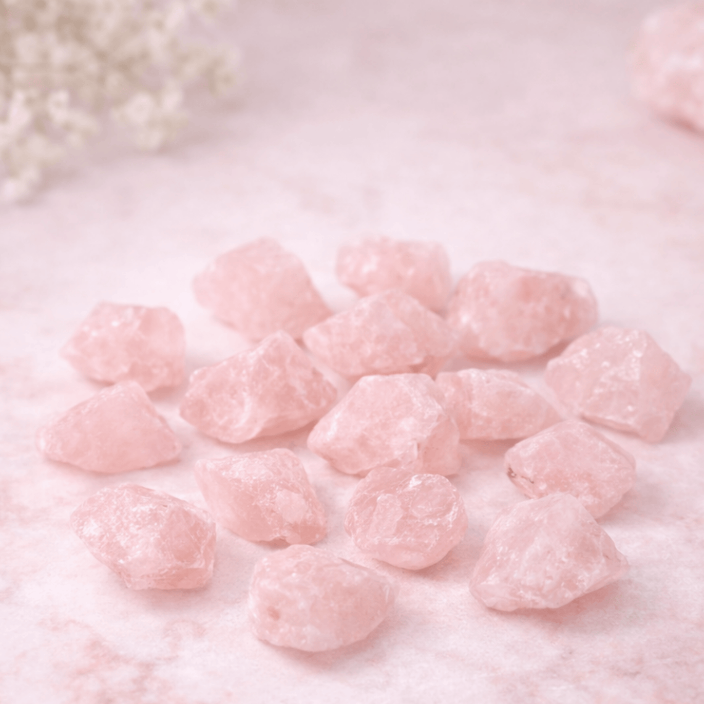 CRISTAL DE QUARTZ ROSE BRUT - Cristal du chakra du cœur