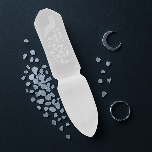 SELENITE RITUAL KNIFE - Releasing Bonds