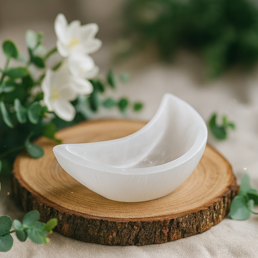 SELENITE MOON BOWL