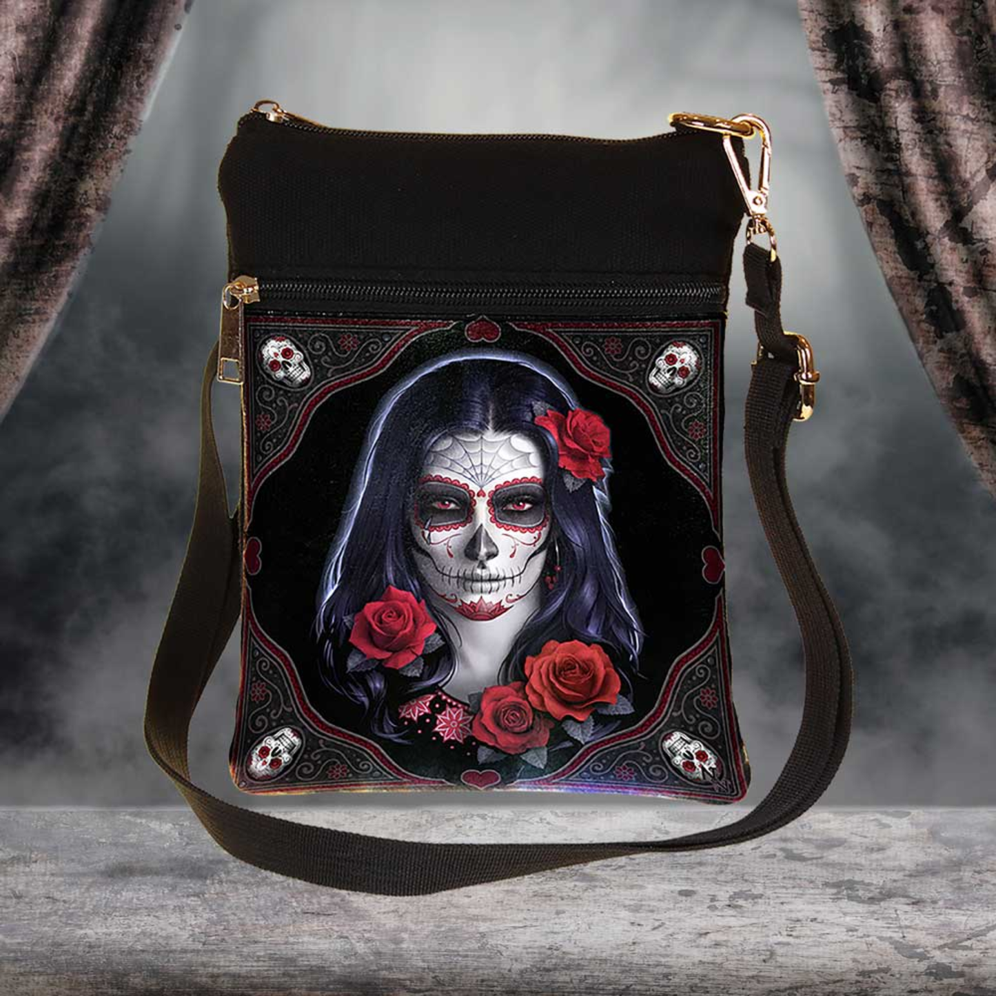 SUGAR SKULL (JR) SHOULDER BAG 23cm by James Ryman