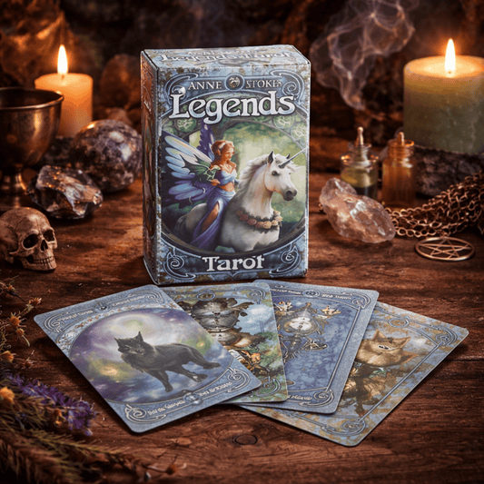 ANNE STOKES LEGENDS TAROT CARDS DECK - Gothic Fantasy Tarot with Guidebook (78 Cards)