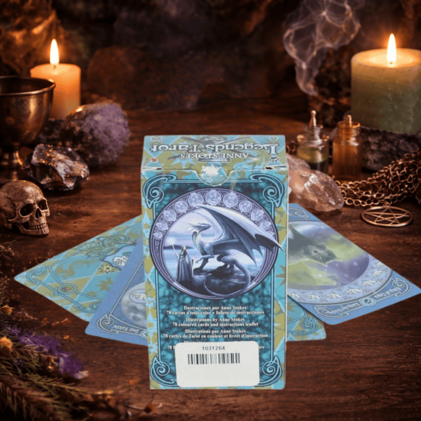 ANNE STOKES LEGENDS TAROT CARDS DECK - Gothic Fantasy Tarot with Guidebook (78 Cards)