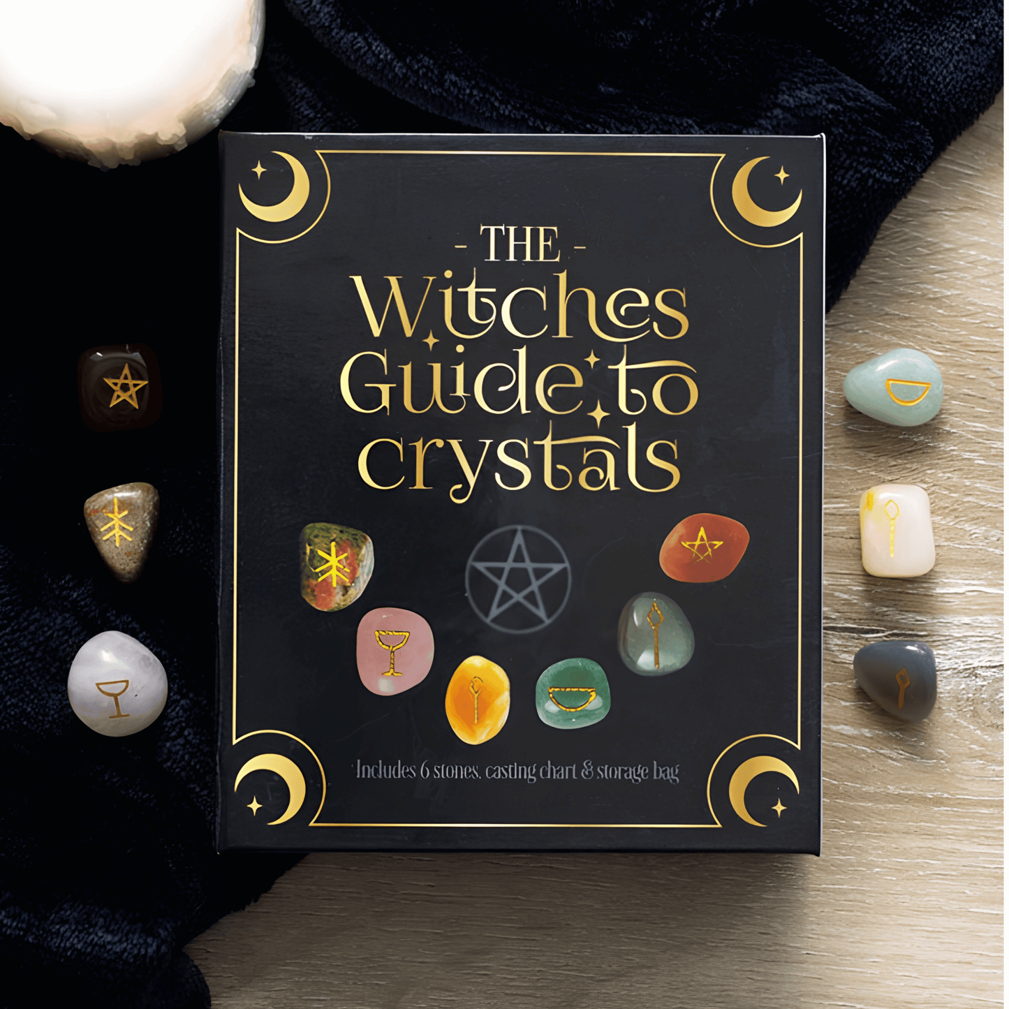 Coffret de guérison par cristaux – 12 pierres précieuses pour le bien-être spirituel